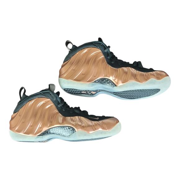 Nike Air Foamposite One Metallic Copper Lace Up‎ Sneakers Men's Size 7.5 US - Picture 4 of 10